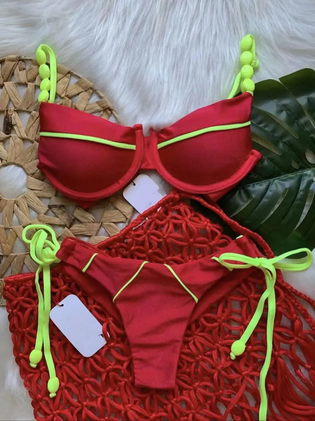 RUOTONGSEPT New Sexy Push up Bikini Set Swimsuit Women's low-waist Swimwear For Female Two Piece Beachwear 2023 Bathing Suit - Image 3