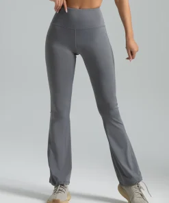 Women's High Waisted Bootcut Yoga Pants - Flared Leggings for Workout and Casual Wear - Comfortable and Stylish Activewear - Image 5