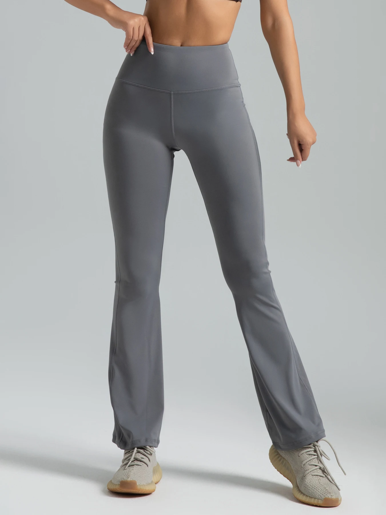 Women's High Waisted Bootcut Yoga Pants - Flared Leggings for Workout and Casual Wear - Comfortable and Stylish Activewear - Image 5
