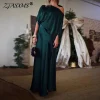 2026 Spring Elegant Solid Evening Gown Set Woman Sexy Skew Collar Top Pullover & Long Dress Suit Autumn Long Sleeve 2pcs Outfits