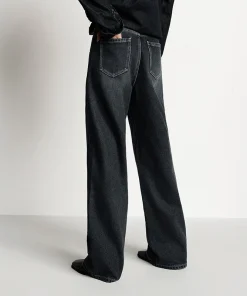 Semir Jeans Women Wide Leg Fleece Lined Comfortable High Waist Winter 2025 New Floor-Length Pants with Leg-Elongating Effect - Image 6