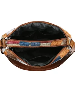 Women's Elegant Vintage Crossbody Bag Trendy HandBag Fashion Multi-pockets Shoulder Bag All-match Retro Crossbody Bag for Daily - Image 5