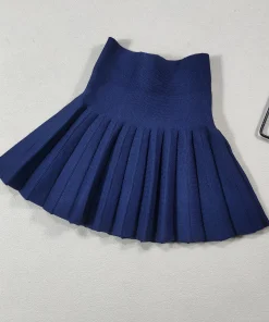 Kids Skirt Girls' Pleated Skirt Solid Sweet Pink Beach Skirt Black Cute Mini Skirt Slim Fit Baby Princess Skirt 2-12 Years - Image 4