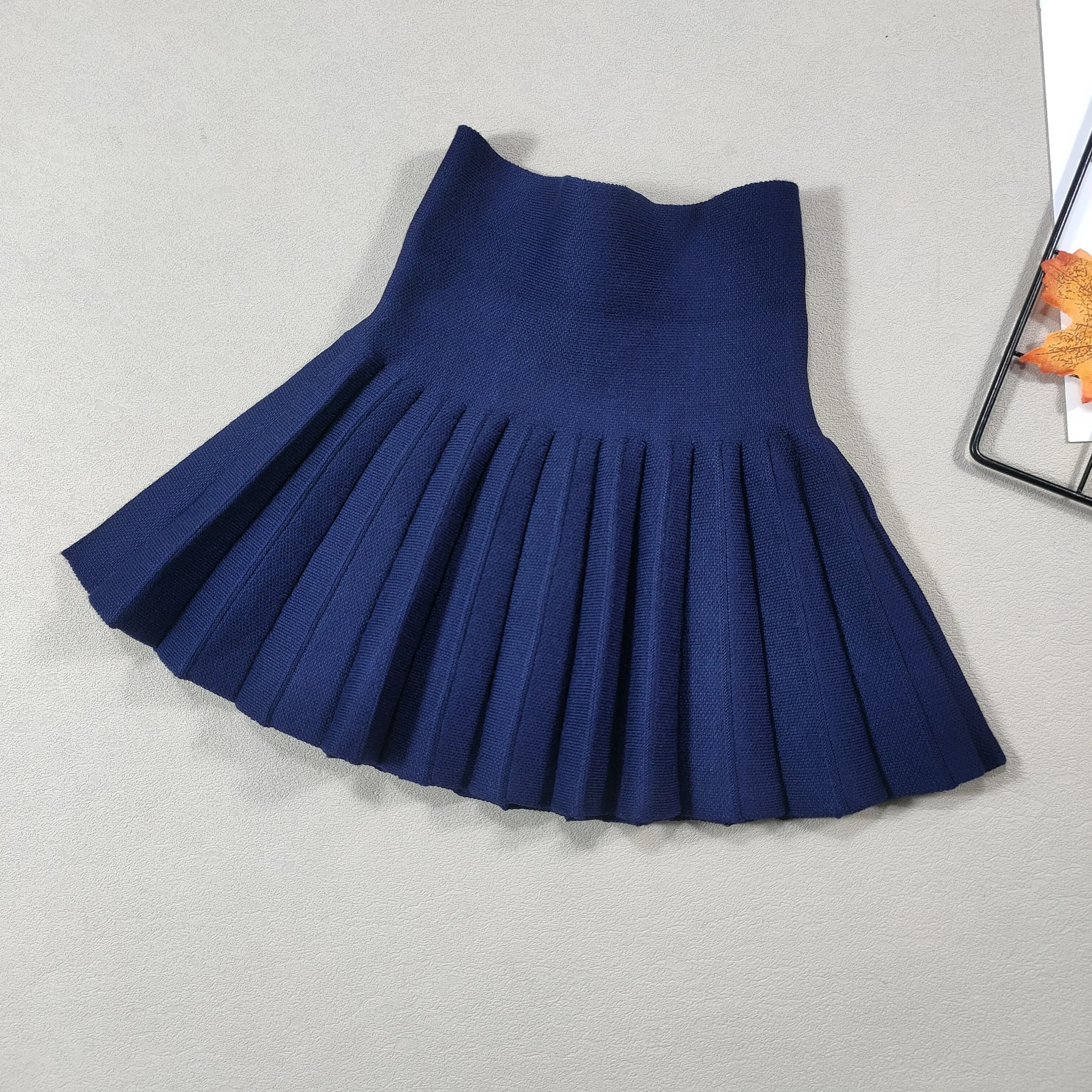 Kids Skirt Girls' Pleated Skirt Solid Sweet Pink Beach Skirt Black Cute Mini Skirt Slim Fit Baby Princess Skirt 2-12 Years - Image 4
