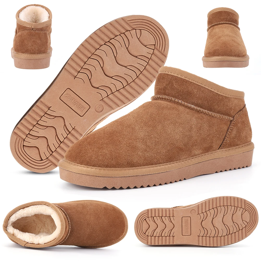 Newest Women Winter Snow Boots Slip On Short Boots Water Resistant Comfort Ankle Boots Faux Fur Lining Boots Thermal Plush Boots - Image 3
