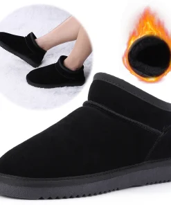 Newest Women Winter Snow Boots Slip On Short Boots Water Resistant Comfort Ankle Boots Faux Fur Lining Boots Thermal Plush Boots - Image 4