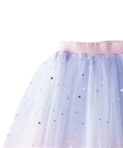 Girls Tutu Skirts Stars Print Princess Petty Girls Dancing Party Skirt Children Gradient Costume Clothes - Image 4