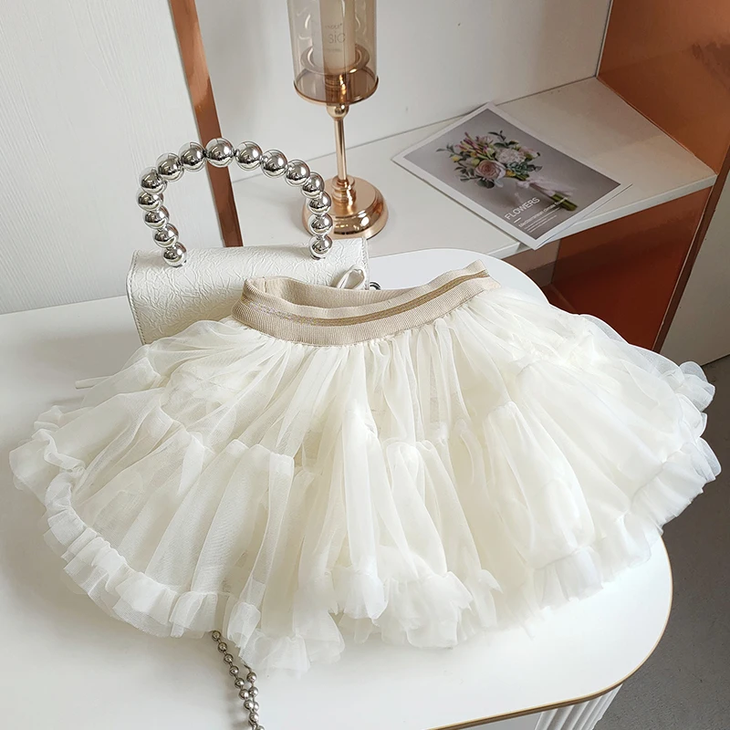 Girls Tutu Skirt 2-9 Years, Kids Mesh Skirt, Children's Tulle Dress, Fluffy Layered Skirt, Princess Net Skirt for Toddler & Girl - Image 6
