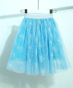 Lawadka Kids Skirts For Girls Glitter Dance Ballet Tutu Kids Clothing Cotton Lace Fashion Sequin Skirts Party Clothes 3-12Years - Image 3