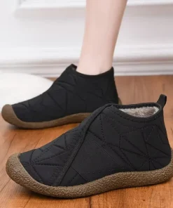 2024 Winter Hot selling Women's Shoes, Comfortable and Warm Women's Snow Boots with Thick Velvet on One Step - Image 4