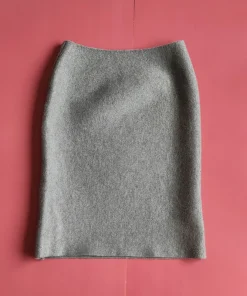 Girls' Skirt Spring and Autumn Baby Pencil Skirt Elastic Slim Fit One Step Skirt Red Children's Casual Skirt - Image 4
