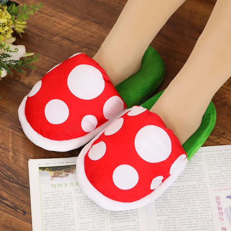 Monokuma Plush Slippers Game Anime Danganronpa Black White Women Stuffed Animal Home Cosplay Props Shoes Gift for Kids Children - Image 3