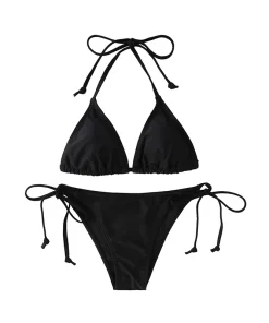 2Pc/Set 2024 Fashion Sexy Swimsuit Women Bikinis Set Triangle Swimwear String Beachwear Thong One Piece Suits Brazilian Biquini - Image 6