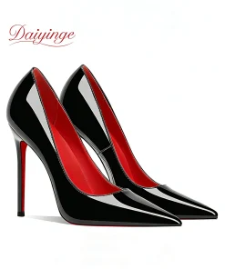 Shoes For Woman 2026 Trend Luxury Red Bottoms High Heels Pointed Toe Stiletto Pumps 12 cm Comfortable Party Dress Wedding Shoes - Image 4