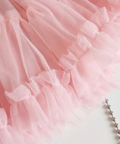 Girls Tutu Skirt 2-9 Years, Kids Mesh Skirt, Children's Tulle Dress, Fluffy Layered Skirt, Princess Net Skirt for Toddler & Girl - Image 5