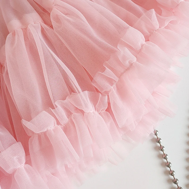 Girls Tutu Skirt 2-9 Years, Kids Mesh Skirt, Children's Tulle Dress, Fluffy Layered Skirt, Princess Net Skirt for Toddler & Girl - Image 5