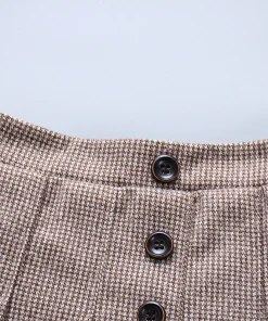 Girls' Half Skirt Pleated Skirt For Spring And Autumn Children's Stylish Versatile Short Skirt For Autumn And Winter - Image 3