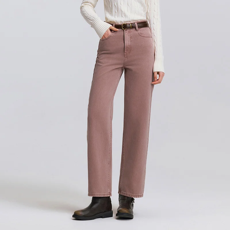Semir Jeans Women Vintage Long Trousers 2025 New Spring Wide-leg Trousers Comfortable Soft Versatile Trousers - Image 4
