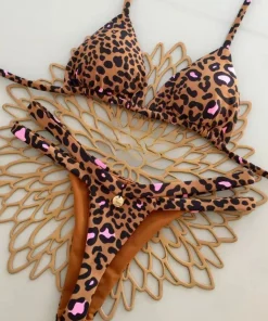 Alternative view of New Bikini Women Sexy Brazil Swimsuit Beach Vacation Swimwear