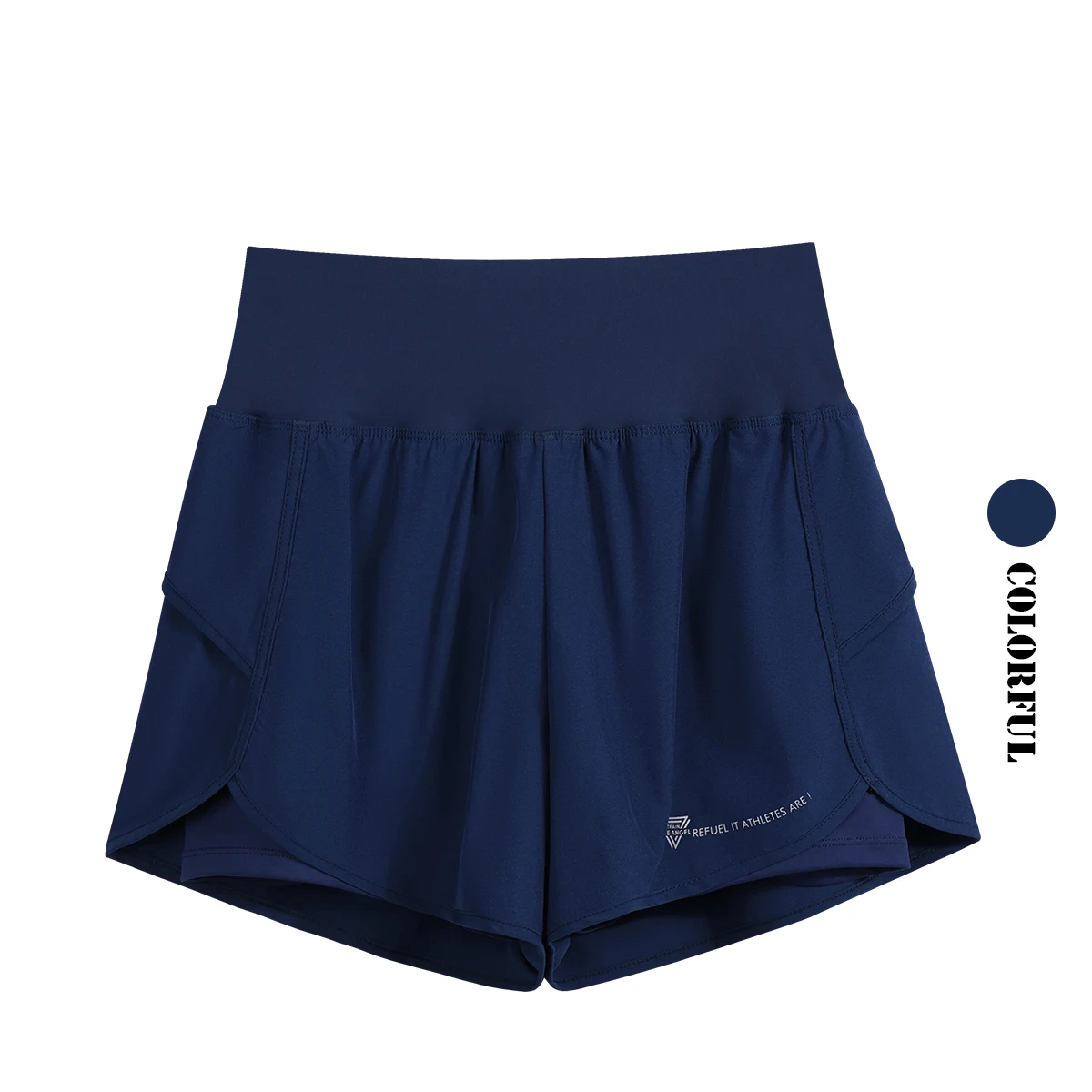 DRUR Yoga Short Woman Gym Clothes 2 In 1 High Waist Pants With Pockets Fitness Cycling Shorts Women Yoga Shorts Sportwear 2025 - Image 2