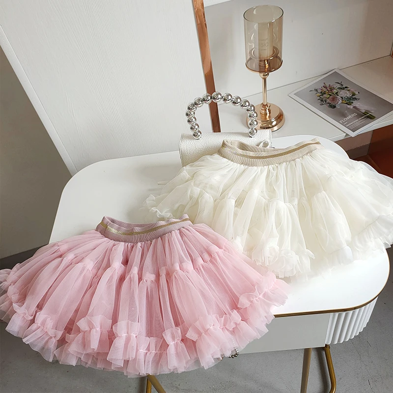 Girls Tutu Skirt 2-9 Years, Kids Mesh Skirt, Children's Tulle Dress, Fluffy Layered Skirt, Princess Net Skirt for Toddler & Girl - Image 3
