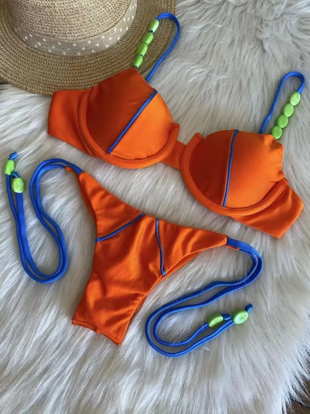 RUOTONGSEPT New Sexy Push up Bikini Set Swimsuit Women's low-waist Swimwear For Female Two Piece Beachwear 2023 Bathing Suit - Image 2