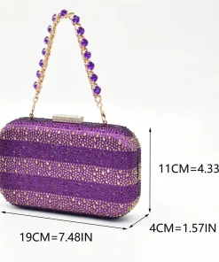 Luxury Italian Shoes and Bag Set for Women Elegant Shoes Woman Heel Nigeria Party Shoes and Bags for Women Rhinestone Pumps - Image 4
