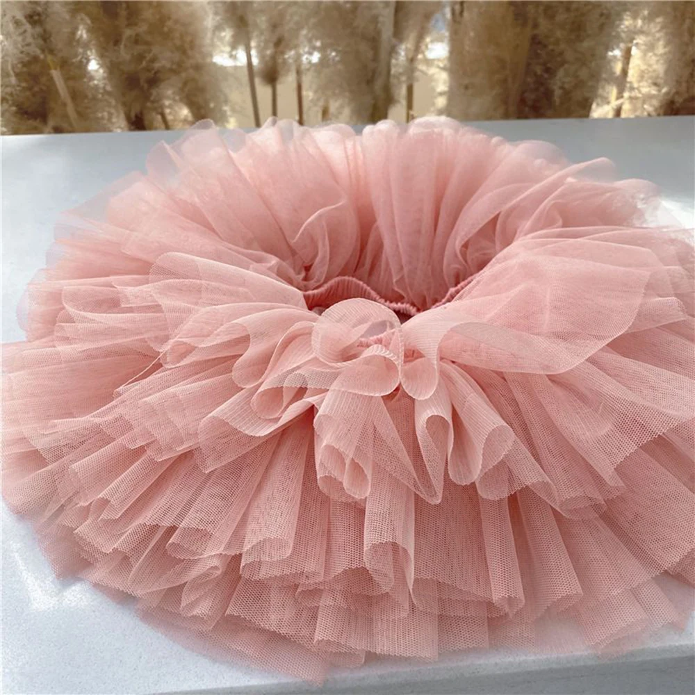 Little Girls Tutu Skirts Black Fluffy Toddler Tulle Princess Ball Gown Pettiskirt Ballet Dance Kids Party/birthday Skirt 1-7T - Image 2